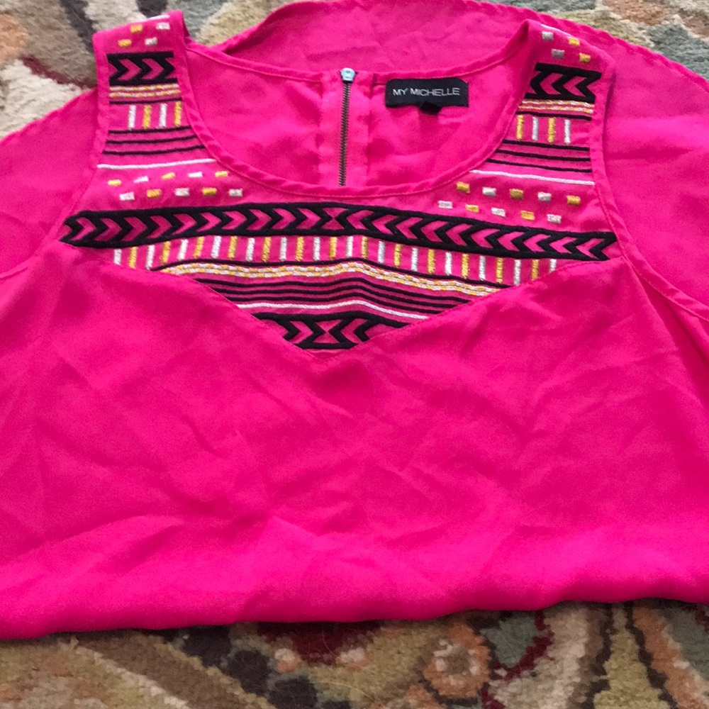 Pretty pink tank top